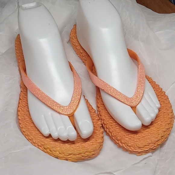 Ilse Jacobsen orange women's sandals size 9 - Picture 1 of 7